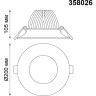 Встраиваемый светильник NOVOTECH GLOK 358026 NV-358026
